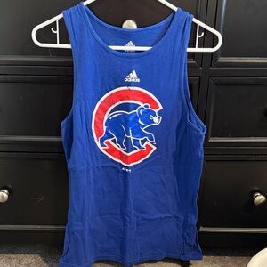 Adidas Royal Blue Chicago Cubs Sleeveless Shirt